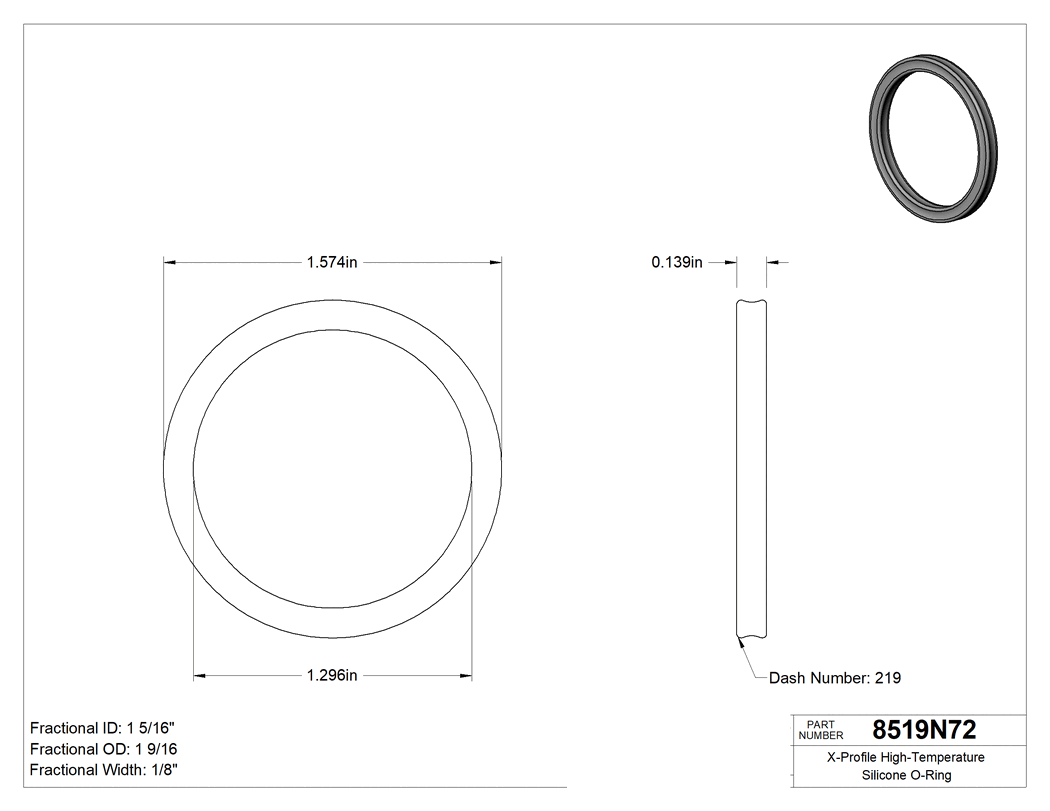 Technical drawing - 8519N72